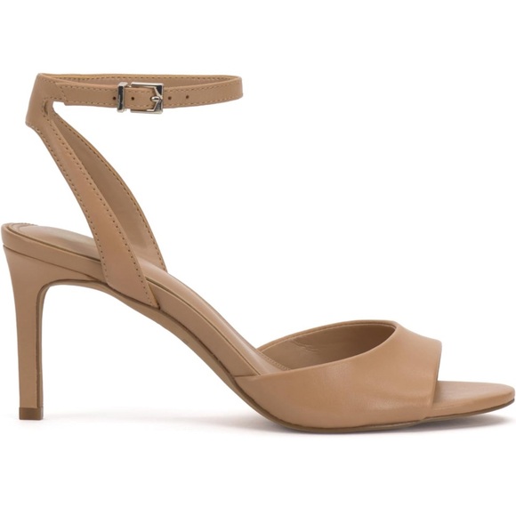 NEW Vince Camuto Arilene High Heel Sandal  9.5 Nude Beige - Picture 2 of 8